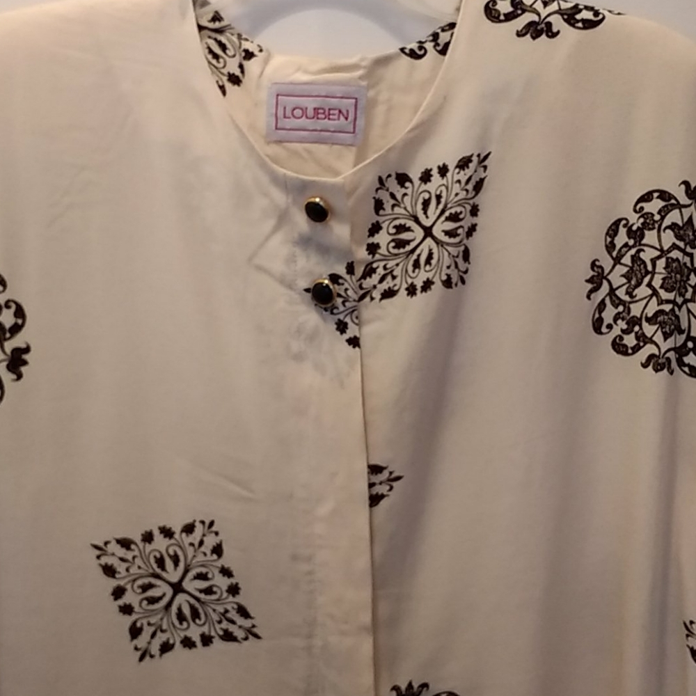 Louben short sleeve blouse